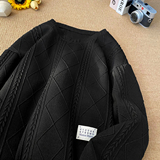 2025春装新款圆领宽松情侣长袖t恤衫男士潮流百搭卫衣W9905-P35，男装T恤，电商A006