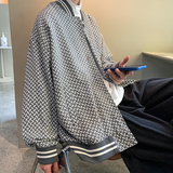 2025春装情侣夹克休闲上衣男士针织外套棒球服JK832-P75，男装夹克，电商A006