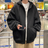 2025春款潮牌时尚男士开衫卫衣提花连帽卫衣外套WY633-P50，女装短外套，电商A006