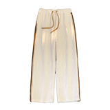 2025春装新款时尚阔腿裤直筒裤织带提花男士休闲裤K6696-P45，男装休闲裤，电商A006