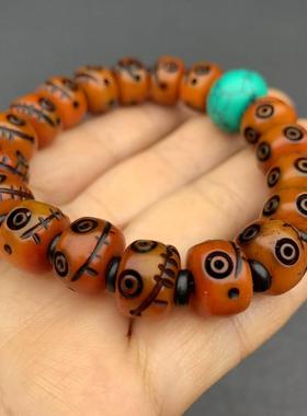 雕刻阿呆尸陀林主藏传牦牛骨