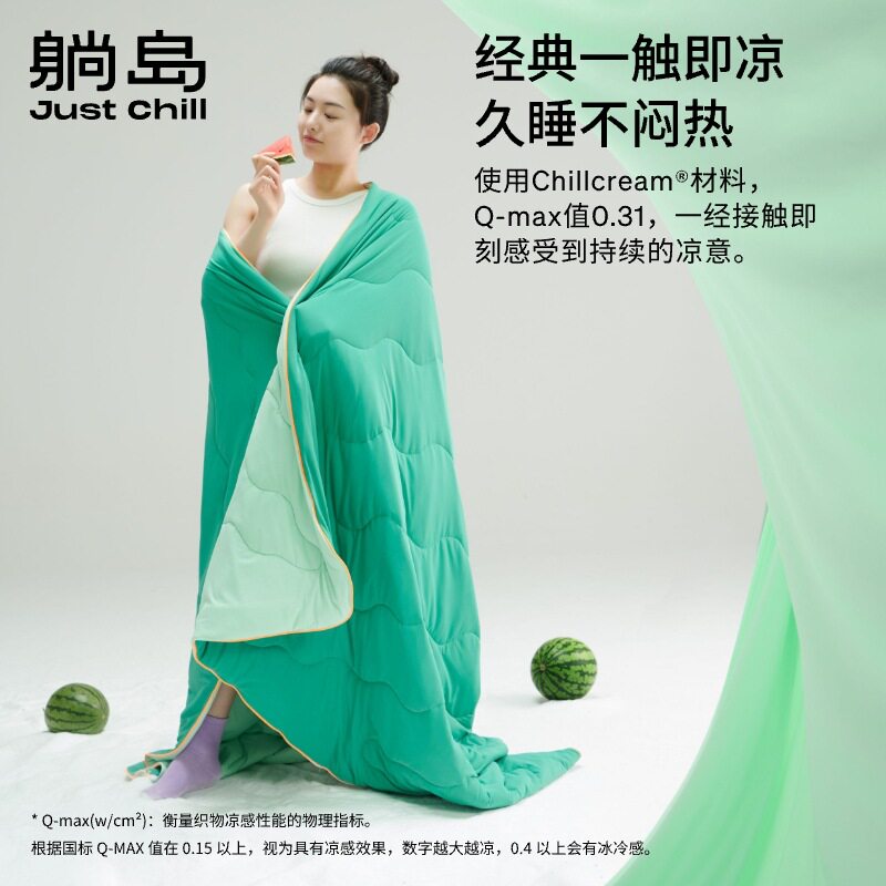 吸汗透气凉感夏被-瓜瓜纤维版图片