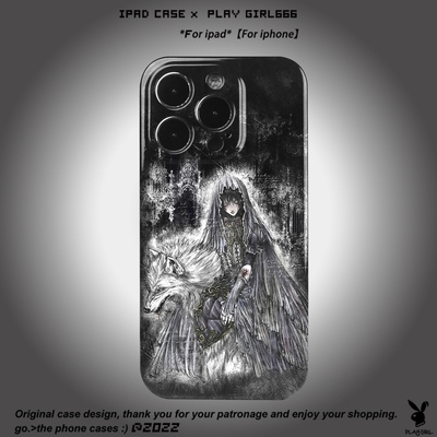 哥特风暗黑古典艺术小众手机壳