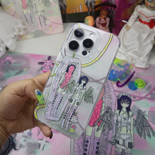 双层印花手机壳适用苹果安卓包邮