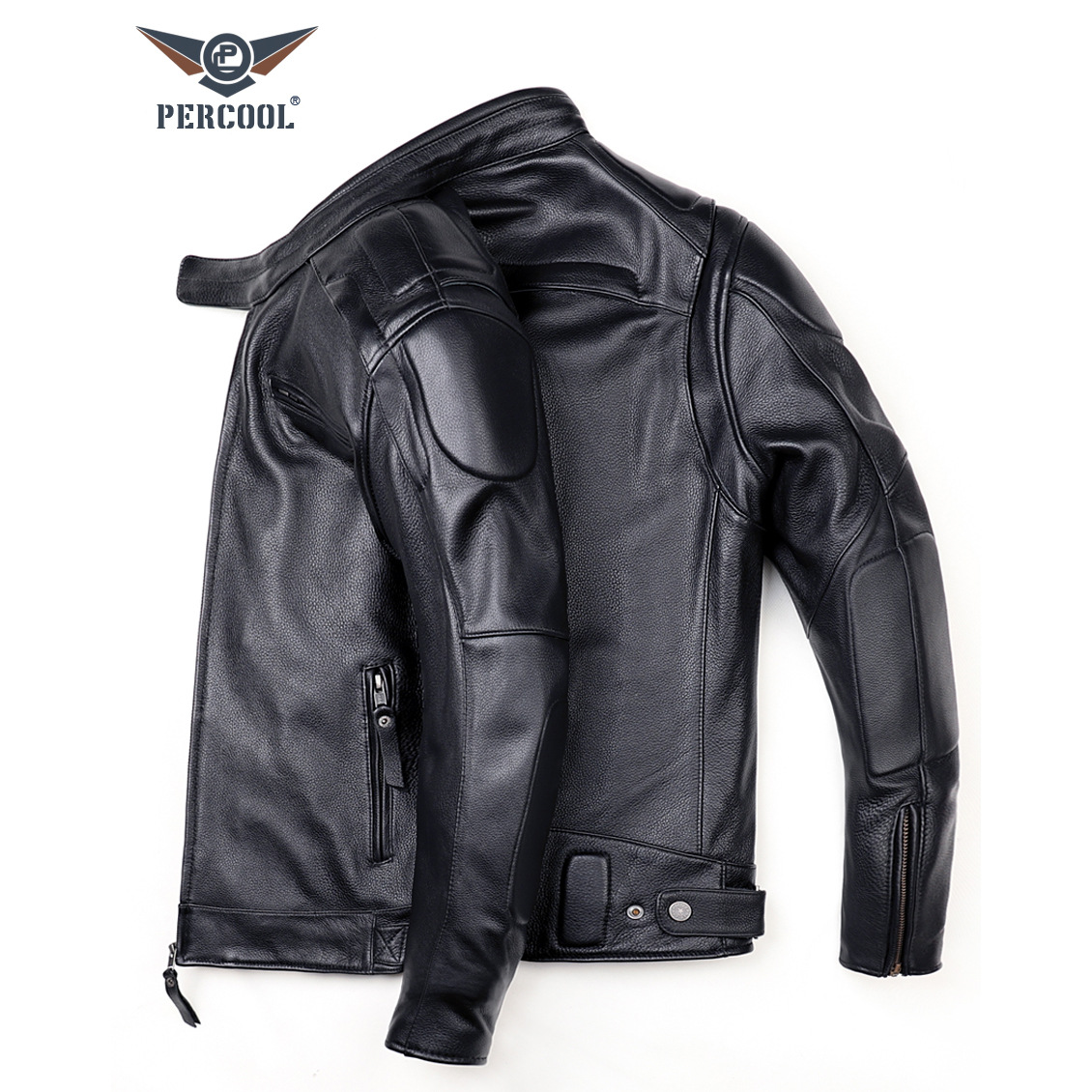 新款哈雷机车服真皮皮衣