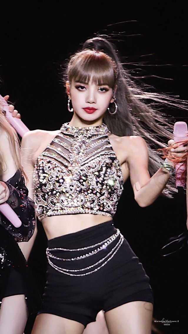 韩国高腰弹力钻石舞蹈裤pink同款