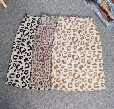 十二颜色紫 泰美潮流新款重手工钉珠百搭毛呢半身裙