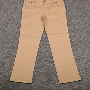 休闲长裤 清货码 大标刺绣薄款 直筒版 no退换 家女童全棉微弹中腰修身