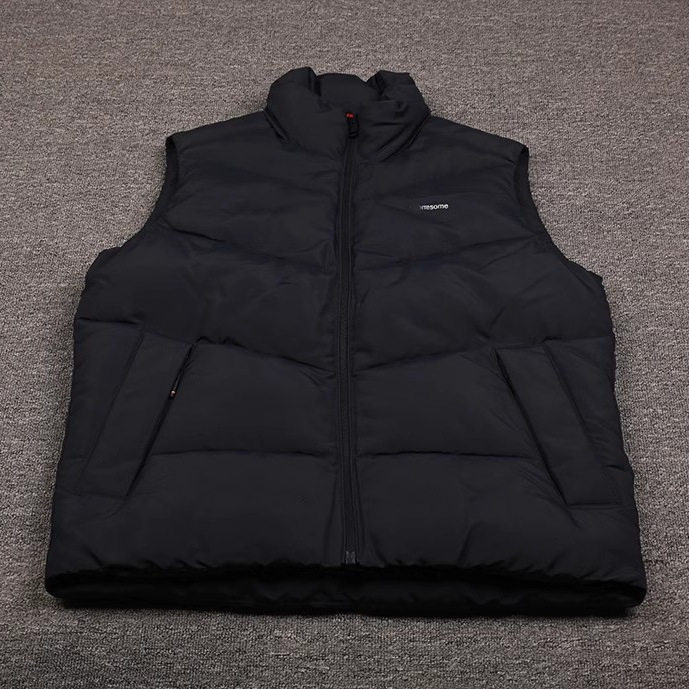 E家男装商务休闲基础款夹棉马甲