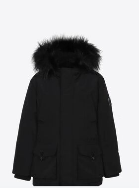 法单男厚冬派克服棉袄棉服