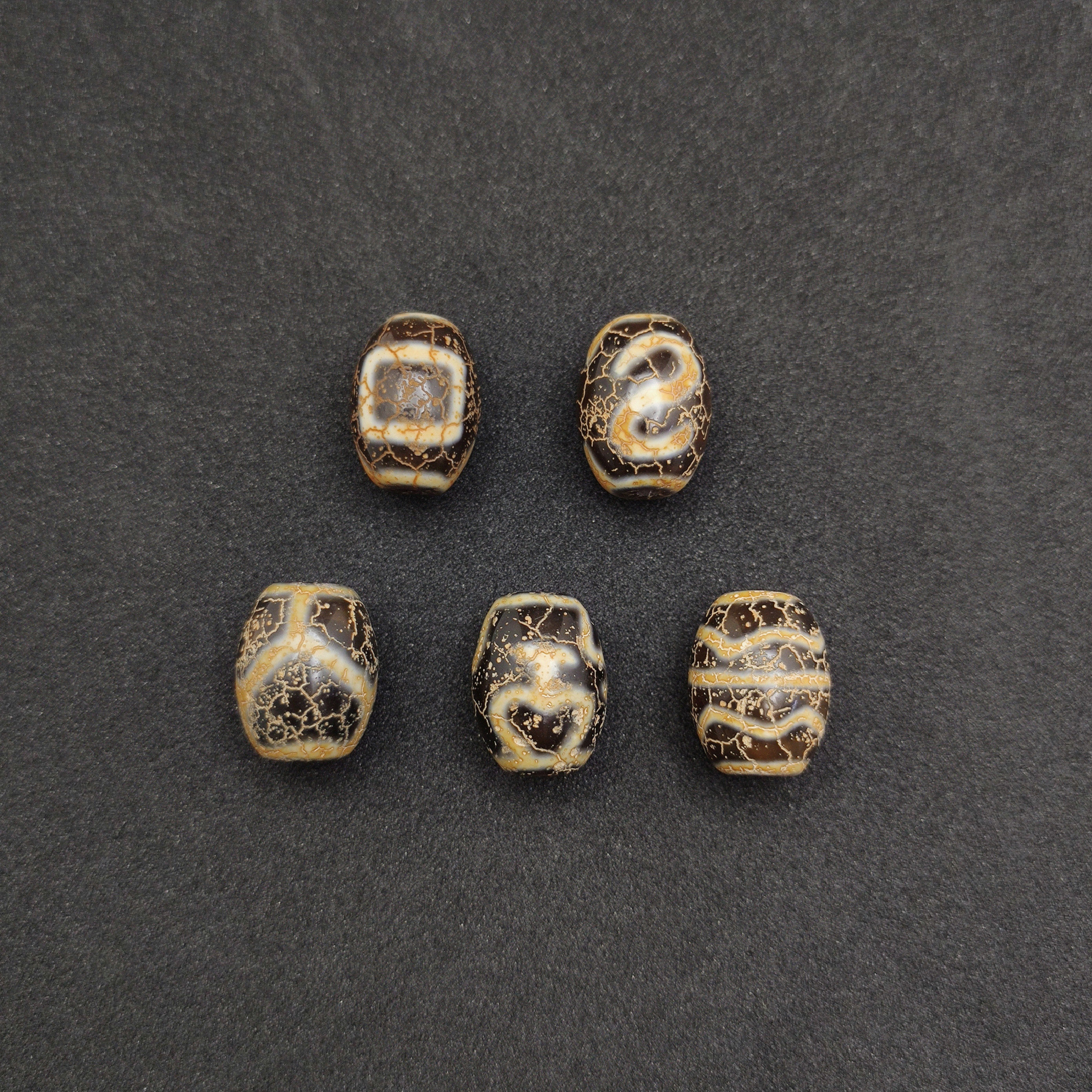 天玛西藏天珠玛瑙玉髓天地龟甲