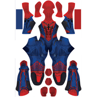 万圣节男款蜘蛛侠连体紧身衣Spiderman Cosplay扮演战衣服