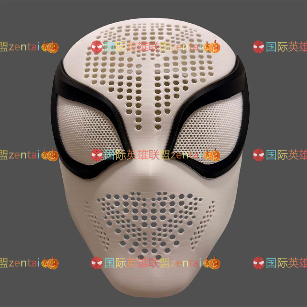 成人竞争对手faceshell带透气孔磁吸眼睛蜘蛛侠立体塑形面具 均码