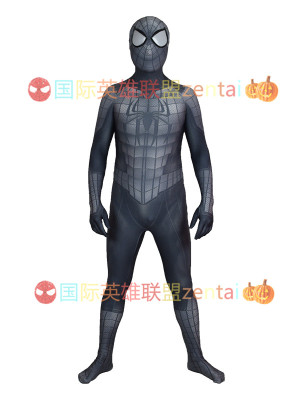 男款成人儿童蜘蛛侠连体紧身衣Spider-Man cosplay舞台表演服
