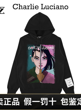 Charlie Luciano花木兰cl暗黑童话男女情侣潮牌圆领上衣卫衣帽衫