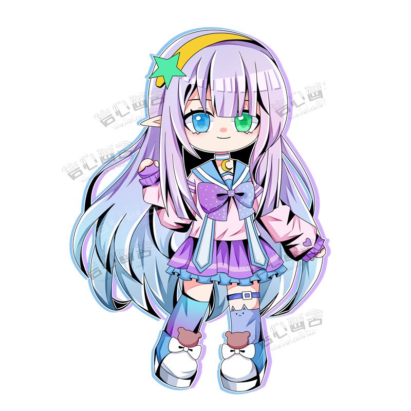 qq人定制头像约稿凹凸世界画风接稿游戏卡通同人可爱漫画动漫插画