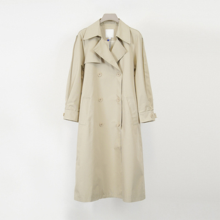 oldcolour春秋款日系韩版气质百搭休闲宽松风衣外套女BR13041390