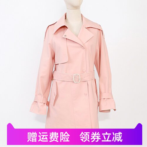 oldcolour西装领简约风衣外套