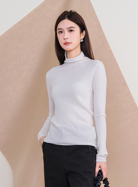 oldcolour欧珂冬新款时尚修身显瘦长袖毛织套头衫女P430505A1-559