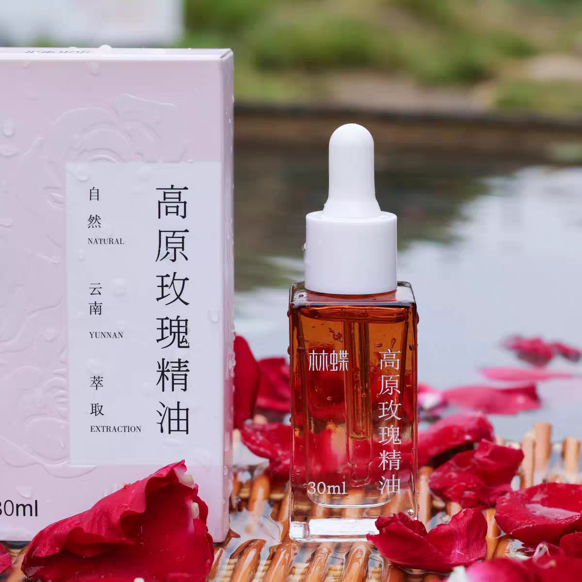 与辉同行林蝶云南高原玫瑰精油精复方精油
