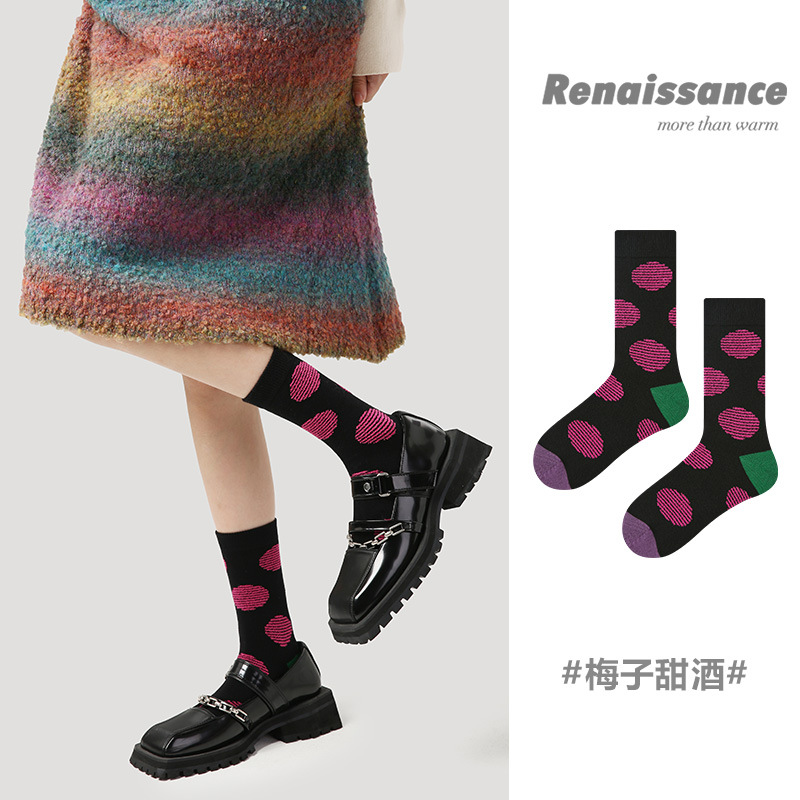 Renaissance袜子文艺复兴棉女