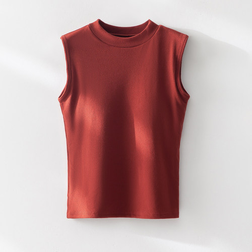 双面绒保暖背心带胸垫性价比高