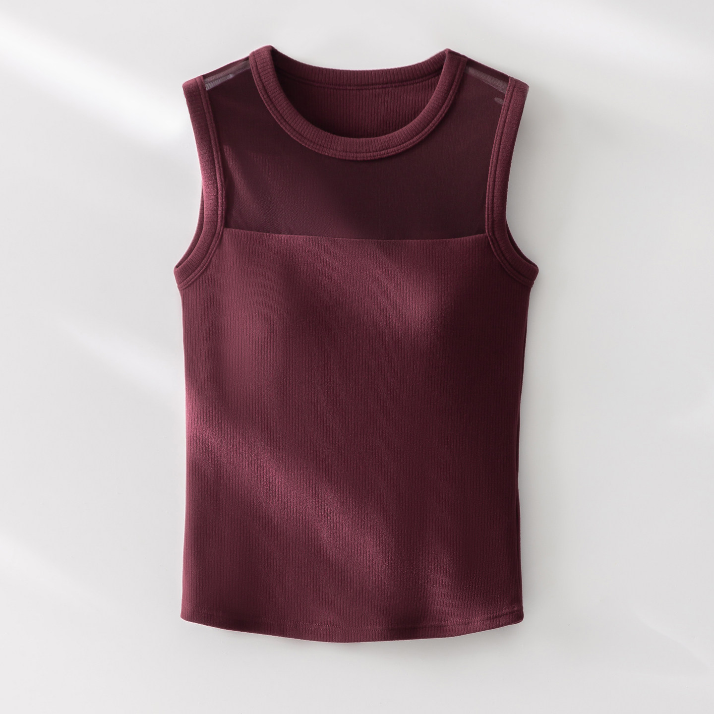 保暖背心内衣发热双面绒拼网纱性感女冬带胸垫罩杯一体外穿打底衫,女士内衣/男士内衣/家居服,保暖背心,淘宝优惠券,粉丝福利购,淘宝优惠卷