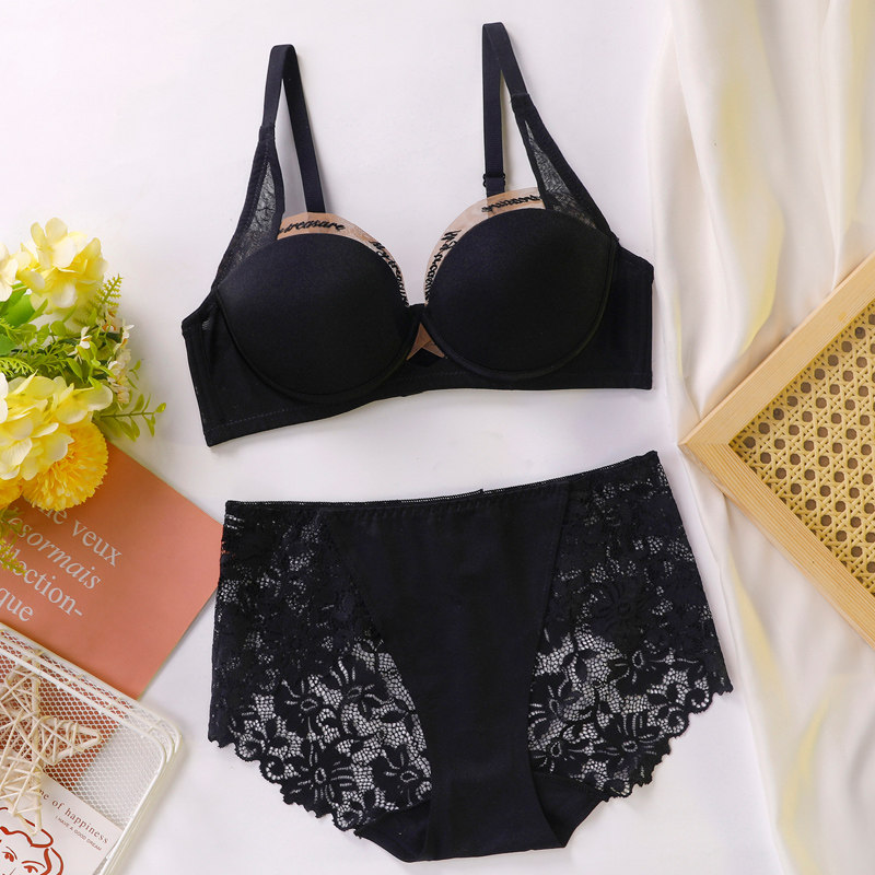 性感内衣女士小胸聚拢显大上托收副乳防下垂隐形无痕舒适文胸罩