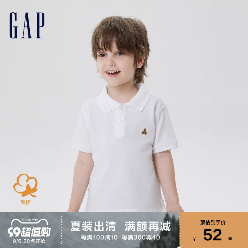 【布莱纳】Gap男幼童夏季款纯棉透气POLO衫短袖595240儿童装上衣使用感如何?