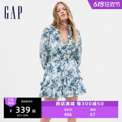 Gap女装秋季连衣裙休闲裙