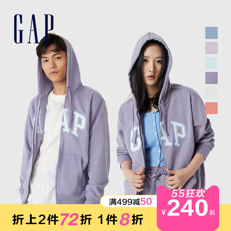 【雪糕系列】Gap男女装LOGO法式圈织软卫衣853131 春季情侣上衣潮