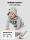 Gap baby/ новинка осени 2025 года, флисовый комбинезон с капюшоном и буквенным логотипом, цельный детский комбинезон с открытой промежностью 805374 mini 2