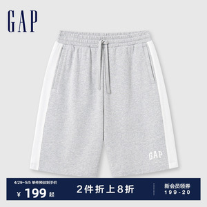 男装网眼拼接抽绳短裤Gap