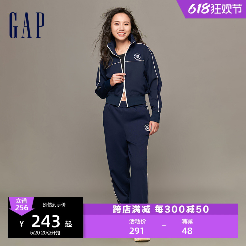 Gap女装春夏空气三明治Scuba短款外套宽松休闲学院风夹克770070