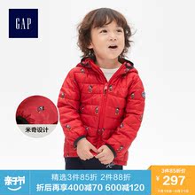 迪士尼系列儿童外套 Gap男婴幼童米奇印花羽绒服473788 2019新款