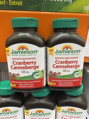 麦品加拿大代购温哥华直邮  Jamieson蔓越梅胶囊