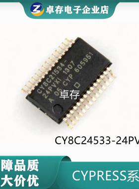 CY8C24533-24PVXI CY8C21534-24PVXI SSOP28 微控制器芯片 全新