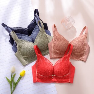 黛姬2059 调整型海绵乳浆杯抗菌除螨无钢圈小胸聚拢不变形文胸