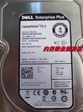 DELL ST33000650SS 06H6FG 00KK92 9SM260-157 3T SAS 3T EQ 硬盘