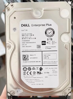 DELL SC3020 SCv2080 SC280 康贝硬盘 0w6yc4 8TB 8T SAS 3.5寸
