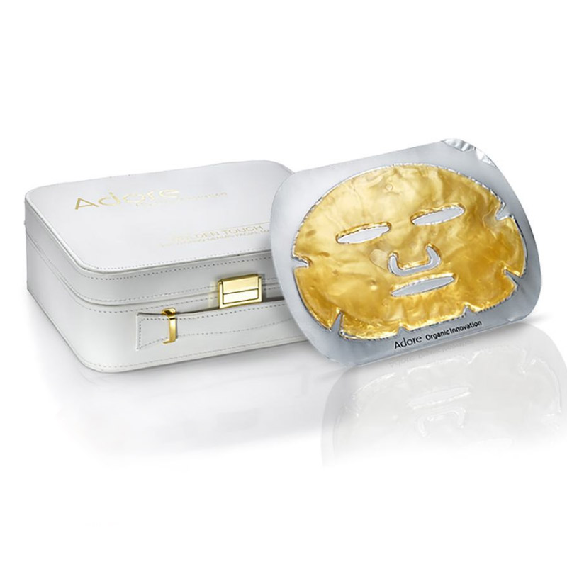 ÃÀ¹ú/ÔÚ;adore 24K»Æ½ð¸Éϸ°û½ºÔÃæÄ¤Ìù1Ƭװ Êæ»º¼¡·ôË®Èó×ÌÑø