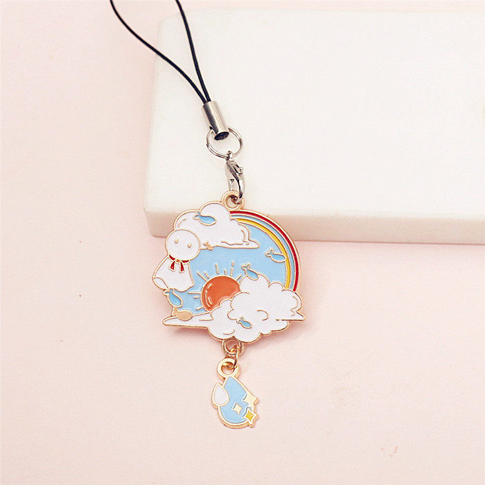 可爱卡通太阳娃娃手机挂件u优盘airpods挂饰品日系节日礼物晴天链