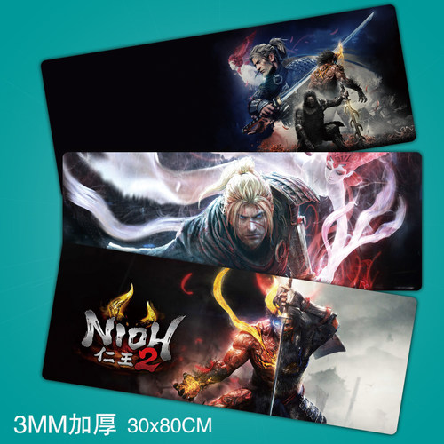 仁王2NIOH2日式电竞锁边鼠标垫