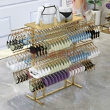 Золотое нижнее белье, вешалка, бюстгалтер, стенд, универсальные двусторонние шорты