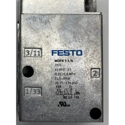 非实价议价议价托FESTO 电磁阀MOFH-3-1/4 7876单向阀 H-1/2-B 全