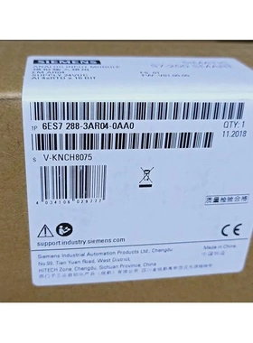 非实价议价议价6ES72883AR040AA0 全新原装PLC模块6ES7288-3AR04-