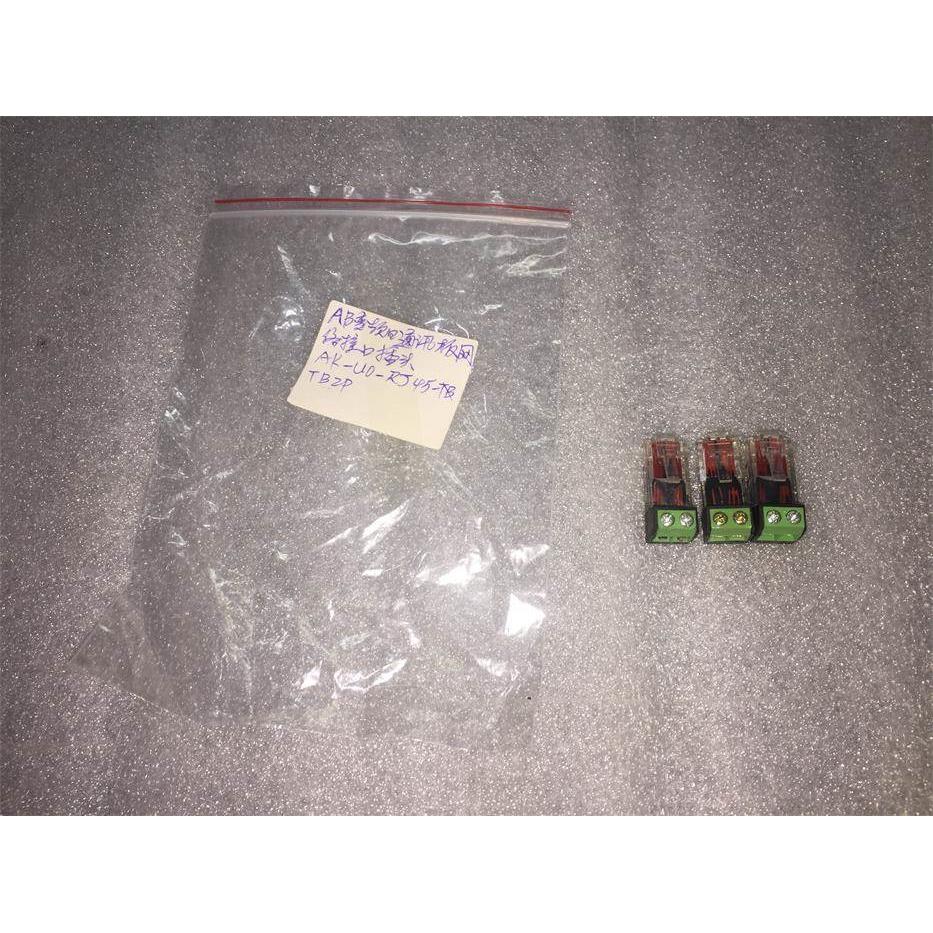 非实价议价议价变频器网络接口插头 AK-U0-RJ45-TB2P 现货实物图