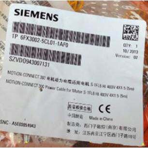 非实价议价议价6FX3002-5CL01-1AF0伺服电机动力电缆 5M 6FX30025