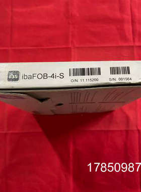 议价iba德国伊霸光纤讯号采集卡ibaFOB-4i-S光纤模块议价
