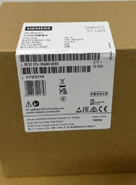 非实价议价议价6ES7215-1AG40/1AG4O-0XB0/OXBOS7-1200 紧凑型CPU